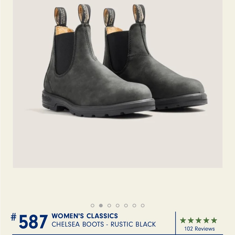 Blundstone Women's Chelsea Boots - Rustic Black